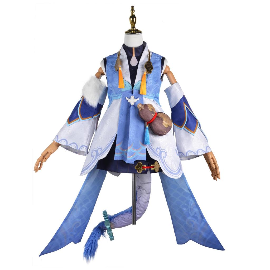 Honkai Star Rail Danheng Bai Lu Women's Cosplay Costume Set
