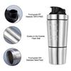 Portable Stainless Steel Protein Shaker CupFitness Sports Mug Nutrition Shakers Cup Water Bottles Water Cup Portable Shakers