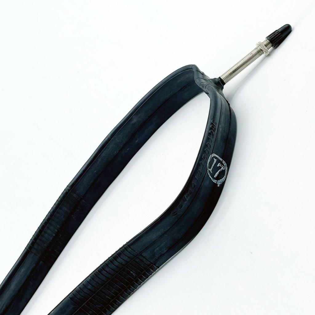LEXOR Bicycle Tire and Long Spare Replacement Inner Tube for Road and Cross 1 Piece Tube, 700, 23C/25C, Presta, Valve, 60mm, Thick, Bikes,