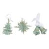 Xmas Hanging Decor Xmas Tree  Star Shape Ornaments for Stair Door Escalator Doorway Xmas Tree Hanging Ornaments