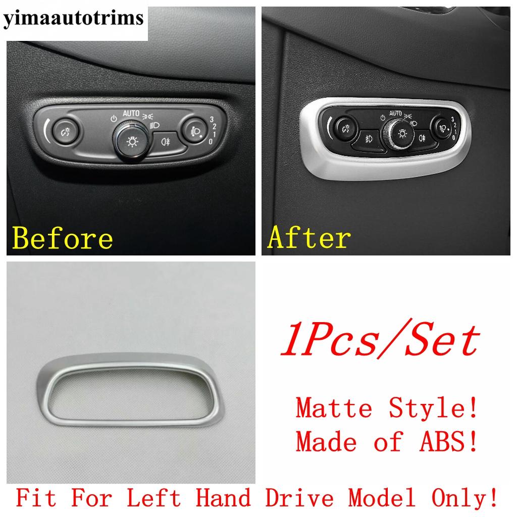

Dashboard Air AC / Head Light / Window Lift / Seat Pillow Button / Read Lamp Cover Accessories For Chevrolet Equinox 2017 - Head Lamp Button