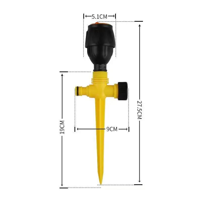 1Pc Irrigation Head Adjustable 360 Degrees Automatic Rotating Water Spray Ground Sprinkler Irrigation Garden Underground Nozzle