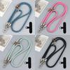 Adjustable Long Mobile Phone Lanyard with Card for iPhone Outdoor Travel Daily Use-Crossbody Neckwear Anti-lost Cellphone Strap
