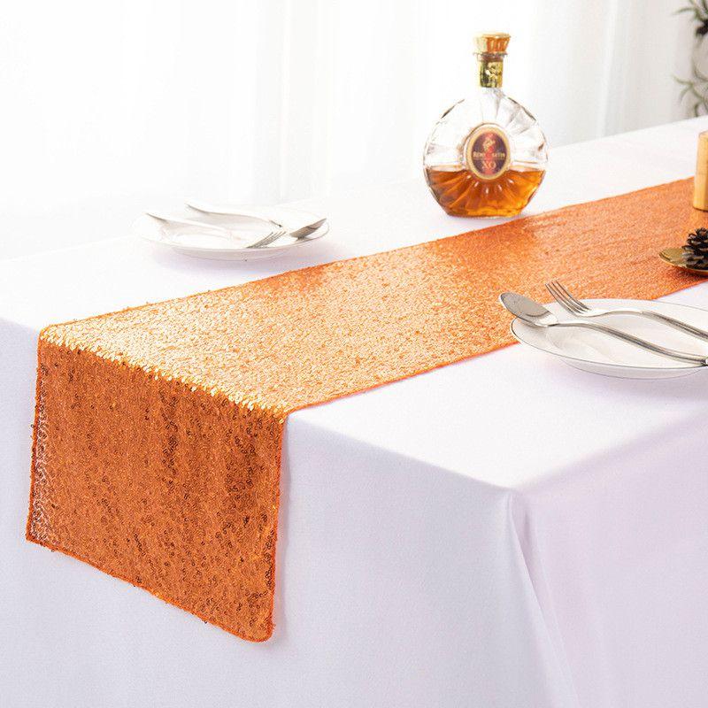 Sequin Glitter 12"x108" Table Runners Cover Sparkly Christmas Wedding Party