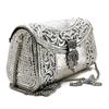 Dámský dárek svatební kabelka mosazná kovová psaníčko crossbody indické etnické starožitné psaníčko