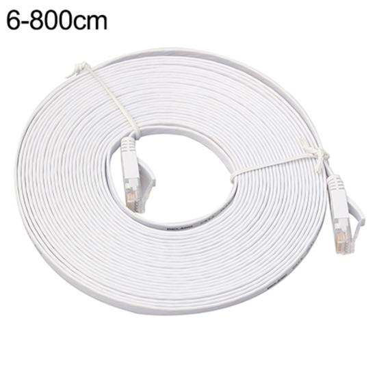 0.5-15m CAT6 Speed Network LAN Cable Gigabit Ethernet Flat UTP Patch Router Cable