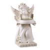 European Retro Angel Candlestick Resin Ornament for Romantic Candlelight Dinner Decor