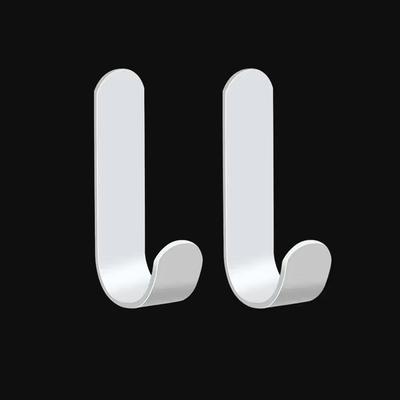 12pcs Adhesive Hooks Self-Adhesive Wall Hooks Stainless Steel Towel Hooks Without Drilling, Wardrobe Hooks, Self-Adhesive Hooks