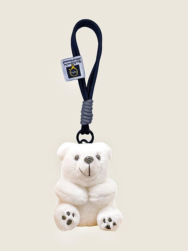 Aquarium Animal Polar Bear Pendant Simulation Plush Doll School Bag Pendant Little White Bear Doll Keychain Super Cute