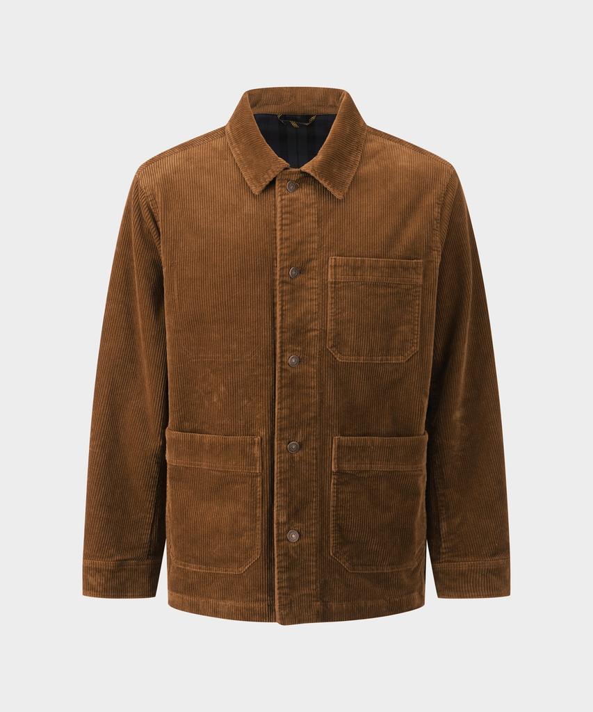Brooks Brothers Corduroy Chore Jacket (Brown) (Bbotmbf303)