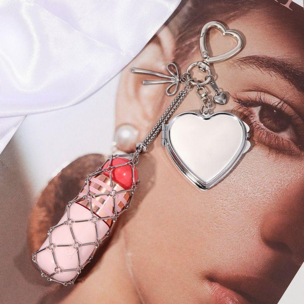Portable Metal Net Lipstick Bag Mini Lipstick Storage Bag  Makeup Storage