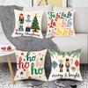 Christmas Pillow Case Cartoon Decoration Digital Printing Bedroom Living Room Sofa Atmosphere Pillow