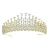 European and American Korean Version Bridal Hair Accessories Princess Crown Wedding Tiara Zircon Crown Palace