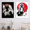 Nordic Stil Leinwand Moderne Gedruckt Hayao Miyazaki Anime Poster Hause Dekoration Malerei Wand Kunst Bild Für Wohnzimmer Modulare Kein Rahmen