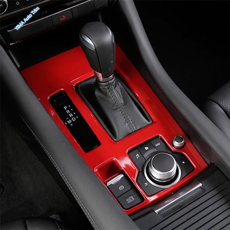 Stainless Steel Car Center Console Protect Case Gear Shift Box Panel Decor Cover Trim Accessories Kit For Mazda 6  - 2024