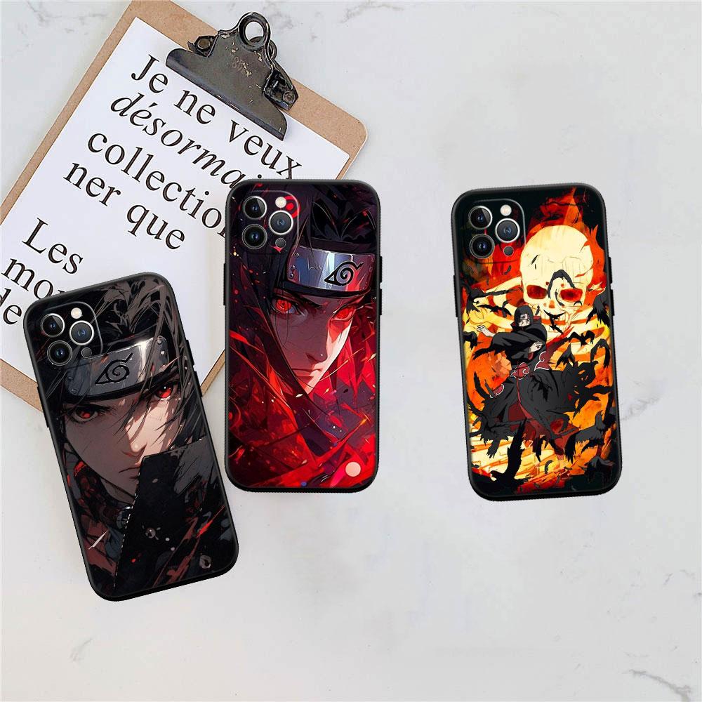 LO73 Naruto Uchiha Itachi Soft Shell Phone Case for Samsung Galaxy S20 S21 S22 Ultra FE + Plus A21S A22 A24 A25 A26 A30 A30S A31