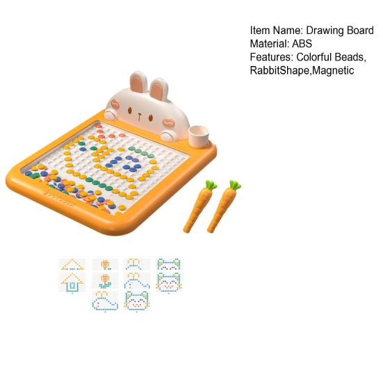 1 set Cartelă magnetică Planșă de desen cu pix Punct Piese de șah Forma Artă Iepure Educație timpurie