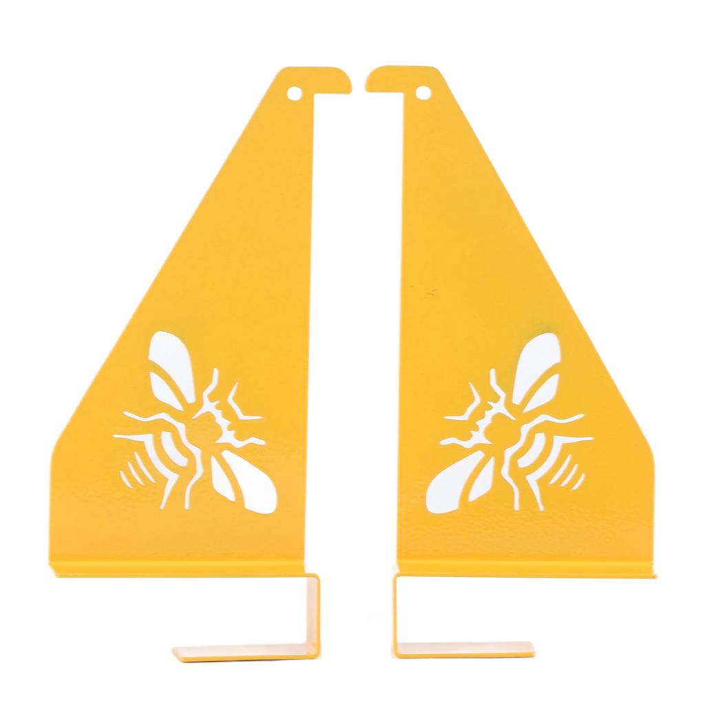 2PCS Beehive Inspection Brackets Bee Box Metal Support Holder for 4 Frames Multifunctional