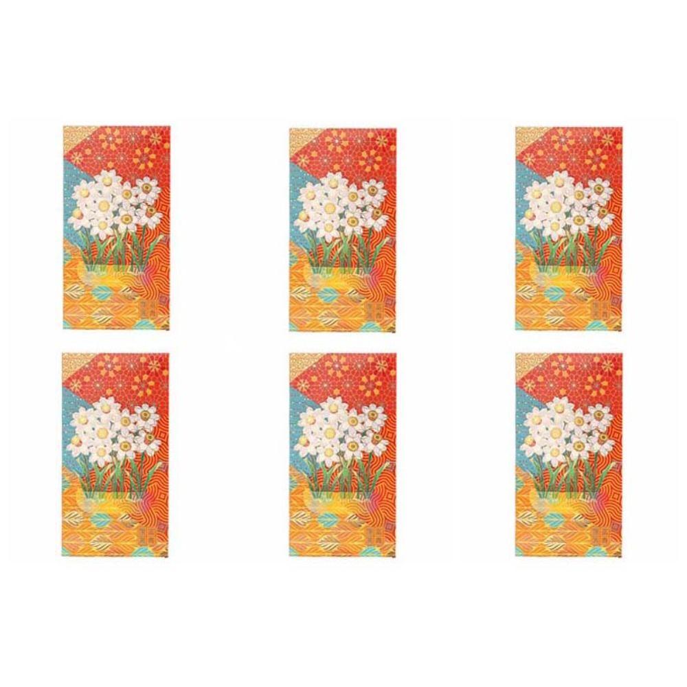 6Pcs/set Chinese Dragon Year Money Pocket Spring Festival Supplies Red Pocket Hongbao  Wedding