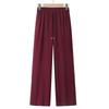 Qianlian Women's Summer High-Waist Straight Leg Pants