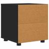Bathroom Cabinet Black 40.5 X 40 X 44 Cm Particleboard