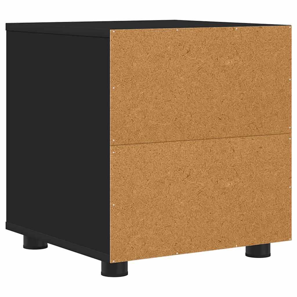 Bathroom Cabinet Black 40.5 X 40 X 44 Cm Particleboard