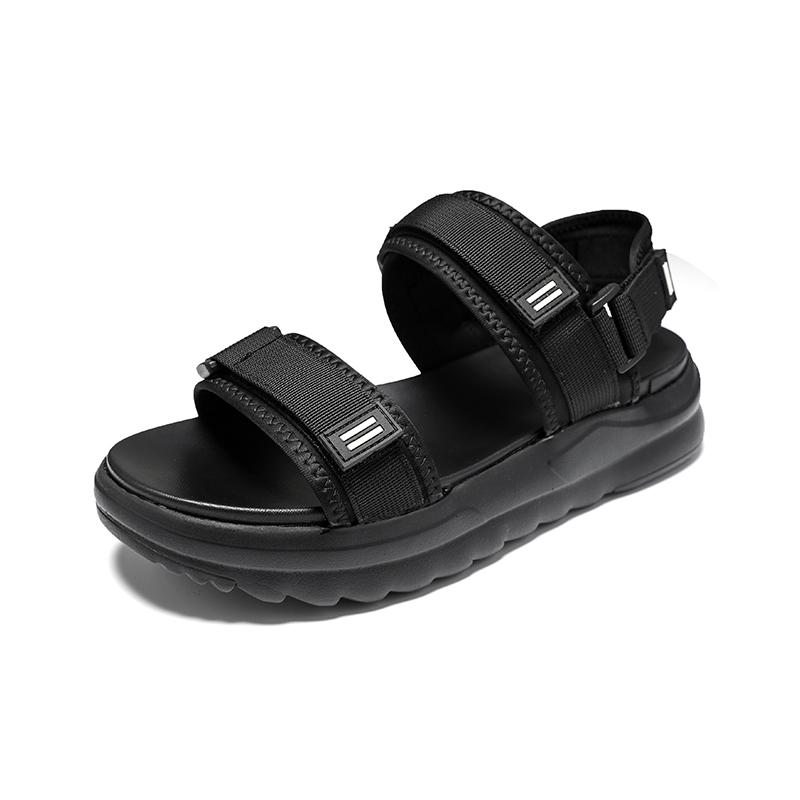 

Fashion Men Casual Leather Sandals 2025 New Summer Casual Thick Bottom Walking Shoes Fashion Flat Designer Non-slip Beach Sandal Shoes 44