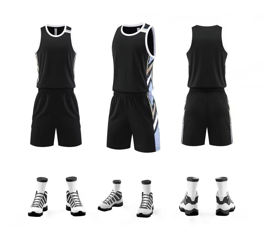 Unisex Basketball Jersey Team Uniform - Quick-dry Training Set