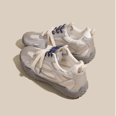 Within 7 Cm German Training Shoes for Women In Spring and Summer 2025 New Forrest Gump Shoes Thick Soled Retro Versatile Casual Sports Shoes