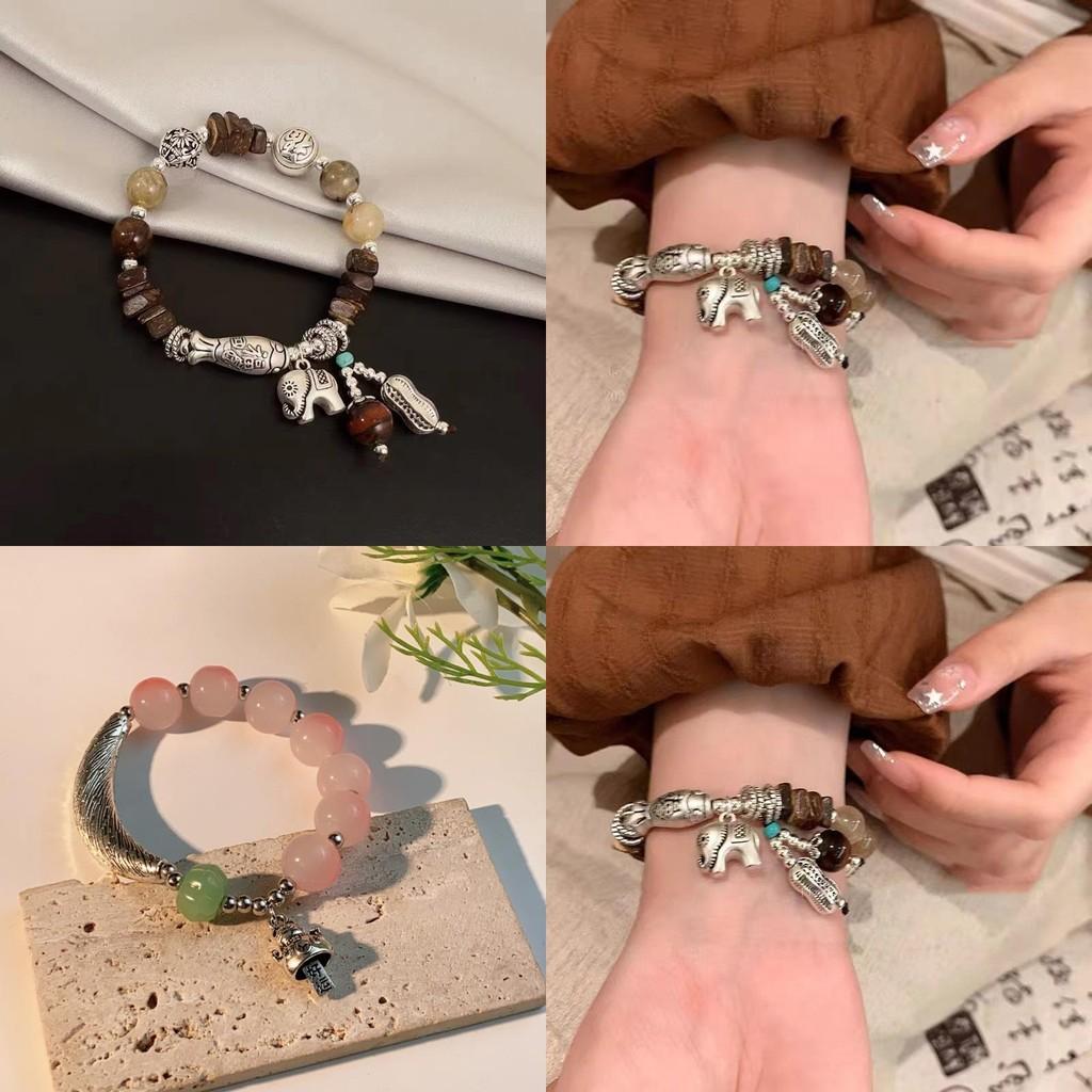 Exquisite Alloy Ethnic Elephant Bracelet For Women New Chic Geometric Design