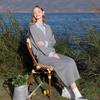 Set con felpa e gonna finto due pezzi da donna Sancai