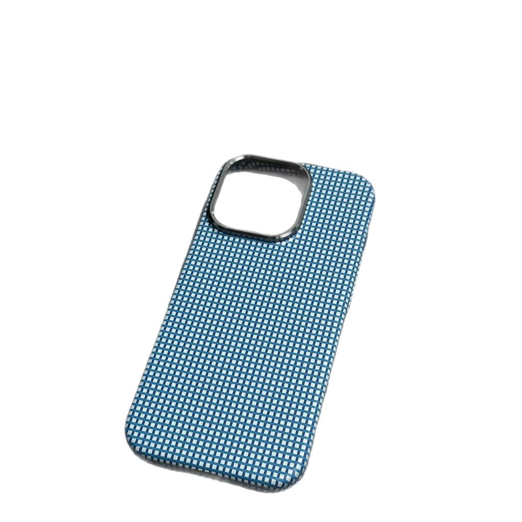 Anwendbar auf IPhone16promax Geprüfte Kunststoff Leder Magnetische Handyhülle Apple 15 Metallrahmen Ultradünne Schutzhülle