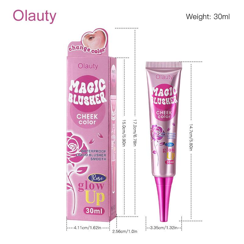 

Color Change Blush Natural Nude Makeup Waterproof Long Lasting Matte Warm Change Blush Cream Magic Blusher