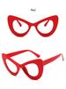 Reading Eyewear Female Male Big Ladies Presbyopic Transparent Clear Gents Screen Eye-Catching Yellow Filter Stylish Leoaprd Eye Cat's Feline
