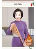 Women's Thermal Set for Elderly: Winter Two-Piece, Warm Velvet-Enhanced Underwear, Thickened Autumn Pants & Top.