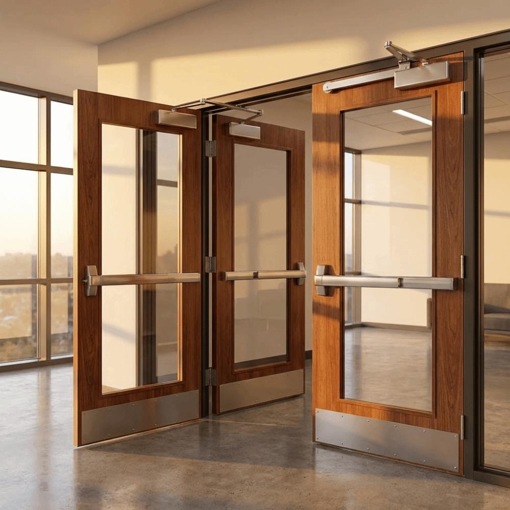 Stainless Steel Fire Door Sequencer High Quality Closing Assistant Commercial Buildings