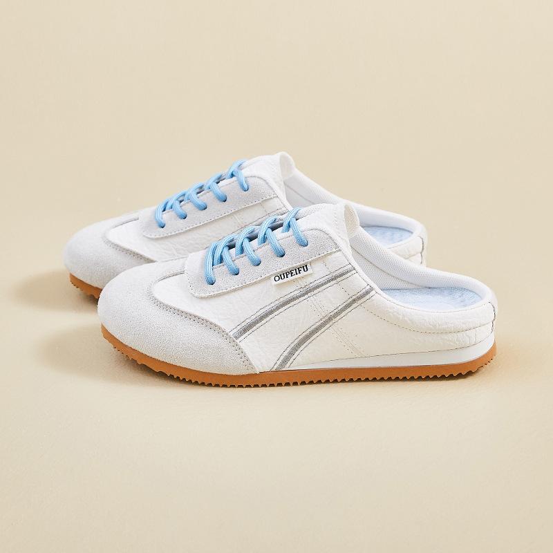 Half Tuode training little white shoes women's summer mesh breathable new student casual shoes