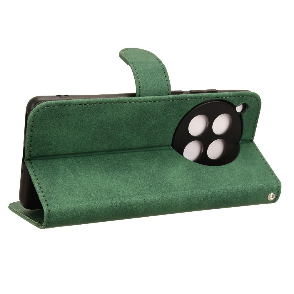 For OnePlus Ace 3 5G/12R 5G Leather Case Skin-Feel Phone Cover with Wallet