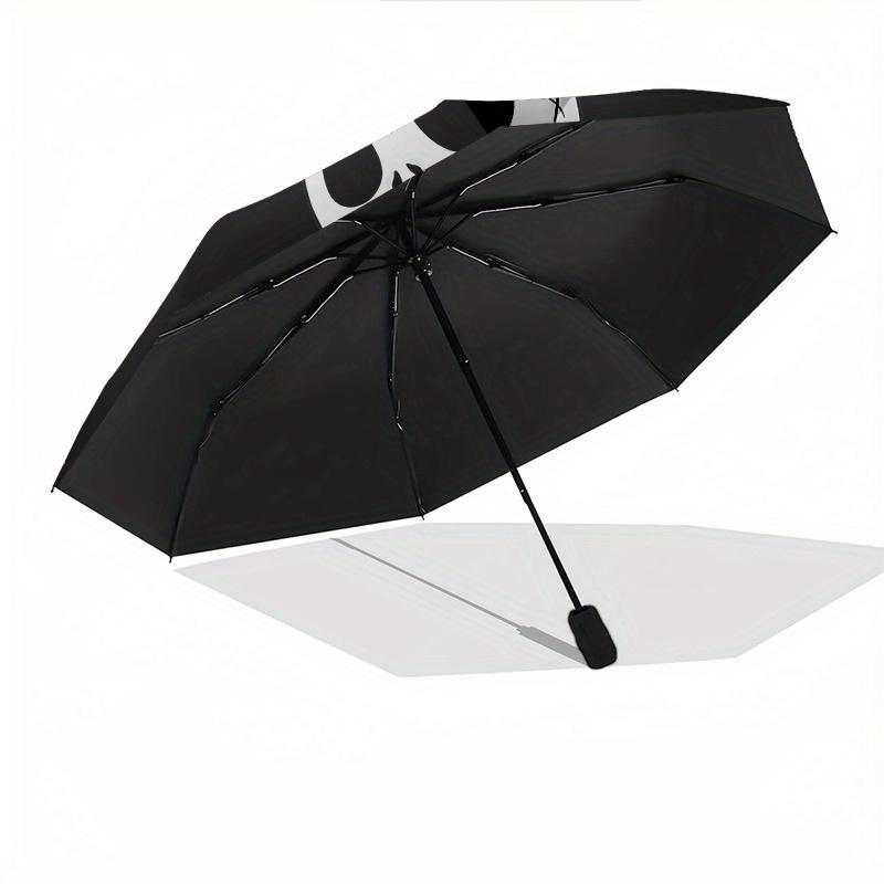 1 Auto Open Skeleton, Jack Themed Colorful 8-rib Portable Umbrella for Men and Women, A Compact Commuting Companion Suitable for Daily Drink