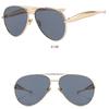 Lunettes de soleil pour femmes, lunettes de soleil rétro en métal pour hommes.