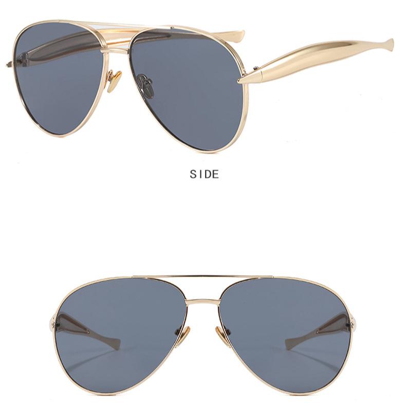 Lunettes de soleil pour femmes, lunettes de soleil rétro en métal pour hommes.