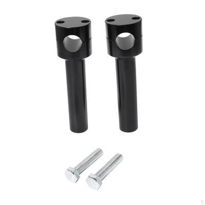 2 Pieces Motorcycle Handlebar Riser Handle Bar 22mm Heightening Parts Modification Raise