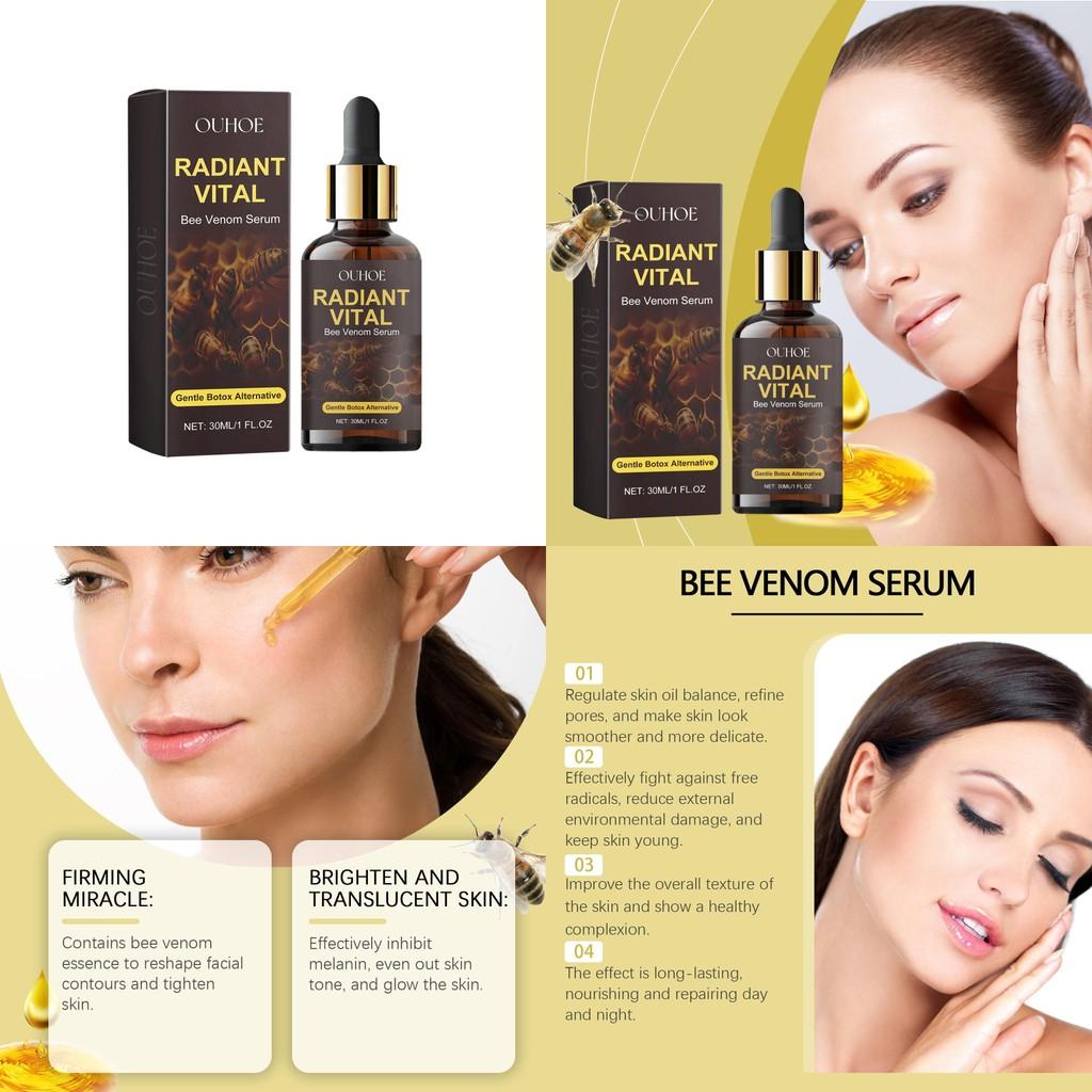 Hydrating Ouhoe Bee Venom Facial Serum For Moisturizing Skin And Reducing Fine Lines