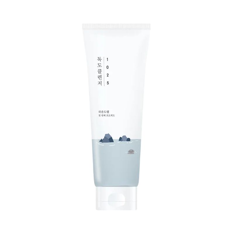Round Lab 1025 Dokdo Cleanser 250ml – Low pH Mild Hydrating Foam Cleanser (Large Size)