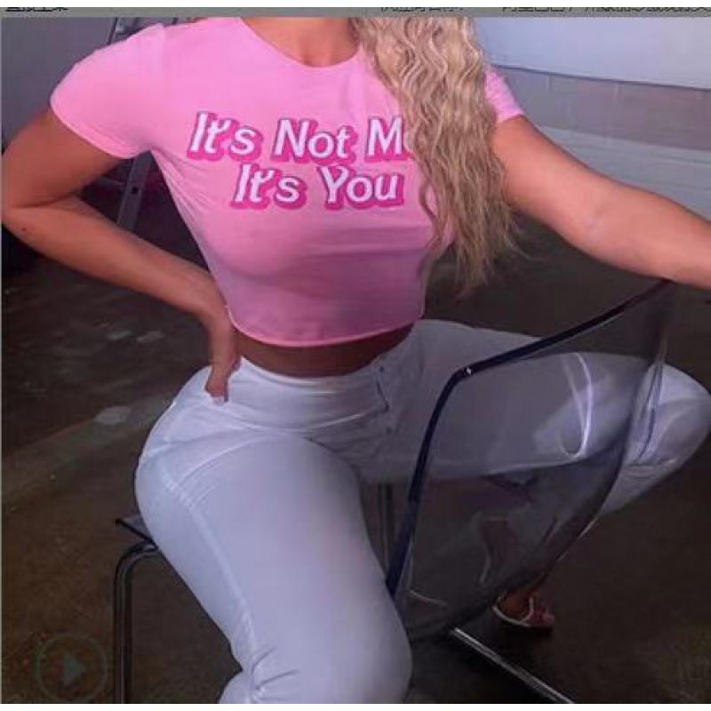 

Women S Short-Sleeved T-Shirt S рожевий