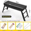 ZISIZ Portable Folding Charcoal BBQ Grill