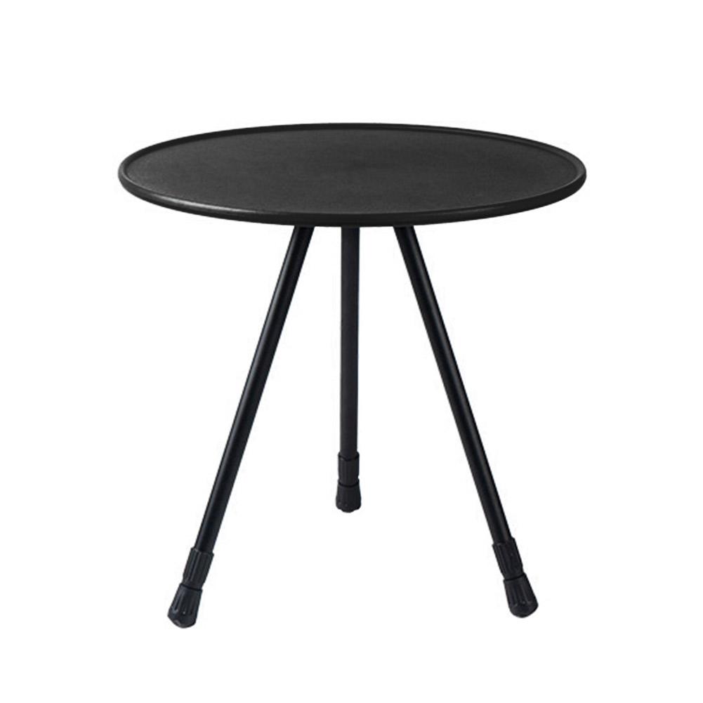 

Adjustable Telescopic Folding Round Table Aluminum Alloy Camping Small Round Table with Storage Bag for Camping Fishing BBQ чорний
