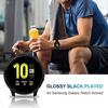 [2Pack] Tensea Compatible with Samsung Galaxy Watch Active 2 Screen Protector Case 44mm, Bumper Full Around Cover for Samsung Galaxy Watch Active2 44