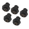Aviation Plug Connector E7 IP67 Waterproof Snap In Locking 4 Pin Aviation Connector for Electric