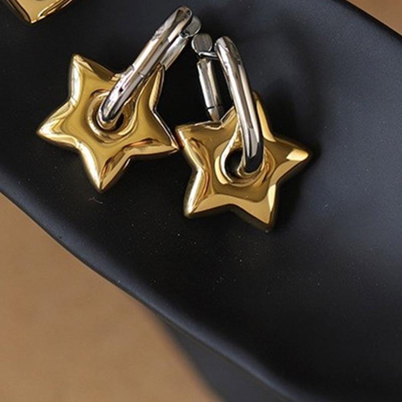 Fashionable Star Drop Earrings for Women Multifuntional Ear Jewelry for Every Occasion Pendant Earrings for Daily